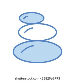 Stones icon isolate white background vector stock illustration