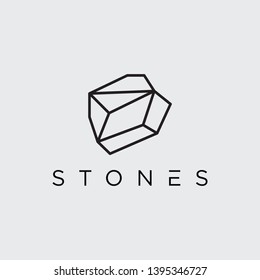 Stones Logo - Vector logo template