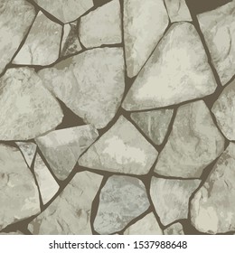Stones seamless pattern, background vector.