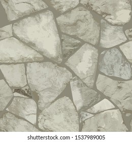 Stones seamless pattern, background vector.