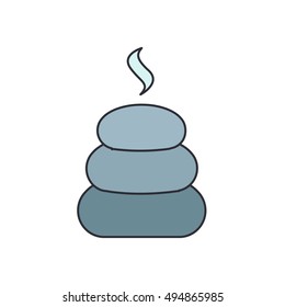 stones spa icon. vector illustration