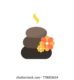stones for spa vector icon