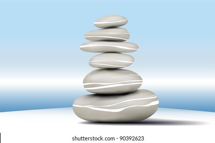 Stones stability Zen background