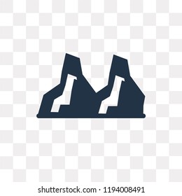 Stones vector icon isolated on transparent background, Stones transparency concept can be used web and mobile