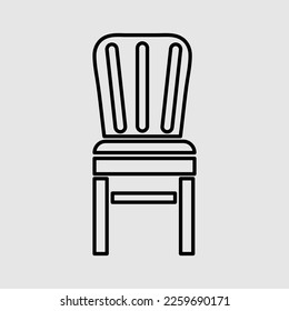 Stool, chair flat vector icon. trendy style illustration on white background