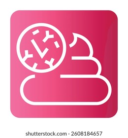 Stool good black line icon for digital and print projects. Minimal clean icons for apps and websites.