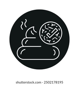 Stool good  line black icon. Sign for web page, mobile app, button, logo. Vector isolated button. Editable stroke.