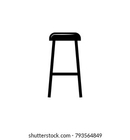 stool icon. Elements of furniture icon. Premium quality graphic design. Signs, outline symbols collection icon for websites, web design, mobile app, info graphic on white background