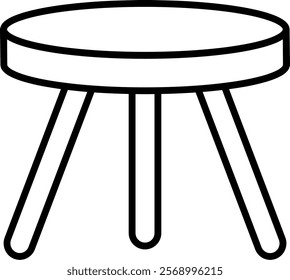 Stool Icon Symbol Art Sign