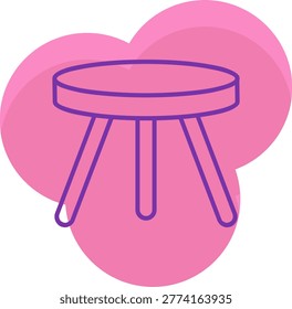 Stool Icon Symbol Art Sign