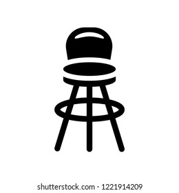 Stool icon. Trendy Stool logo concept on white background from Furniture and Household collection. Suitable for use on web apps, mobile apps and print media.