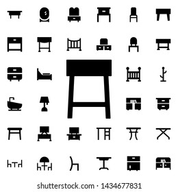 Stool icon. Universal set of furniture for website design and development, app development