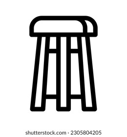 Stool Icon Vector Symbol Design Illustration