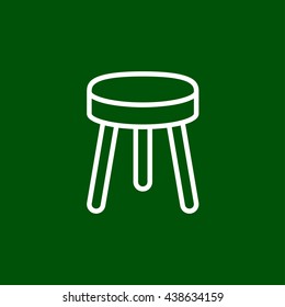 stool line icon