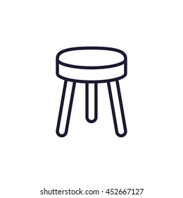 Stool Line Icon