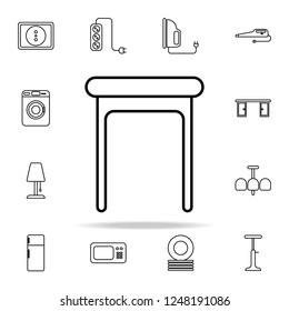 stool line icon. home things icons universal set for web and mobile