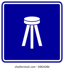 stool seat sign
