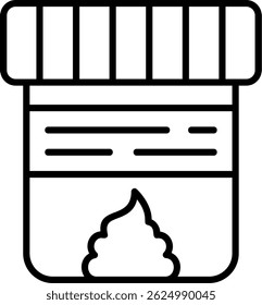 Stool Test vector Icon Design