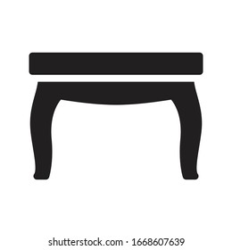 Stuhl-Vektorillustration-Symbol 