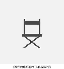 Stool vector icon chair