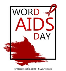Stop AIDS poster World Aids Day 