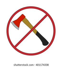 stop the ax