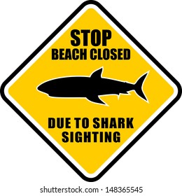 Stop Beach Closed Sign Stock Vector (Royalty Free) 148365545 | Shutterstock