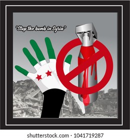 
"stop the bomb in syria"