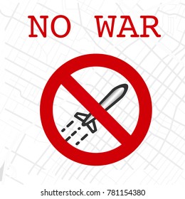 stop bombing no war sign