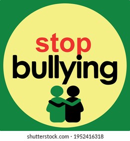 Stop Bullying Safe School Zone Sign Stock Vector (Royalty Free ...