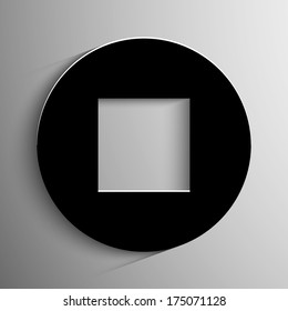 Stop button background