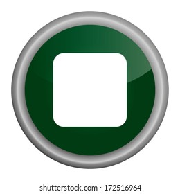 Stop Button Green