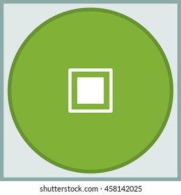 Stop button icon.