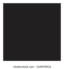 stop button icon black and isolated vector illustration