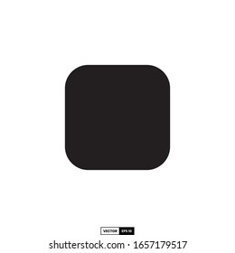 stop button icon, design inspiration vector template for interface and any purpose