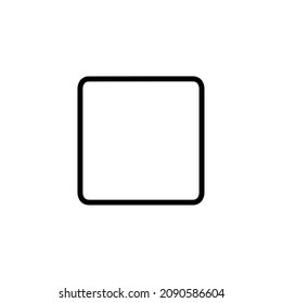 Stop button. Media Stop icon vector. Stop button vector solid icons - ui icon vector