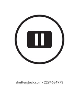 stop button stop play icon stop symbol black and white