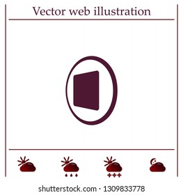 stop button vector icon