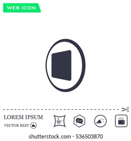 stop button vector icon