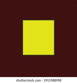 Stop button in yellow and dark color