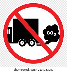 STOP carbon monoxide, sign and sticker vector
