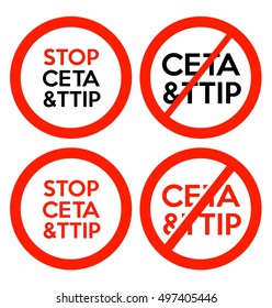 Stop Ceta & TTIP Vector