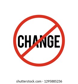 Stop change icon vector. Stop change symbol. Linear style sign for mobile concept and web design. Stop change symbol illustration. Pixel vector graphics - Vector.