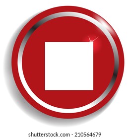 stop circular icon