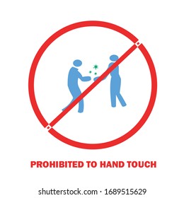 Stop the corona. corona virus 2019. Stop the corona virus. the concept of stopping hands for background and medical health. vector illustration.