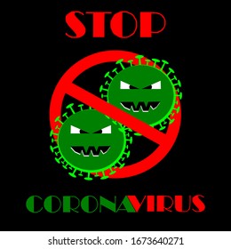 Stop Corona virus 2019-ncov illustration vector background. good for background poster or wallpaper.