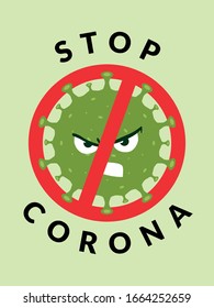 Stop Corona Virus COVID19 Poster Design