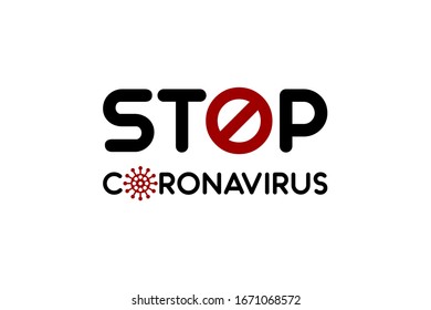 Stop corona virus for design template ready to use.