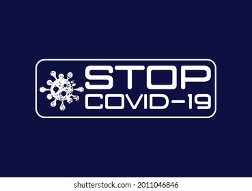 Stop Corona Virus new Logo and T-shirt design