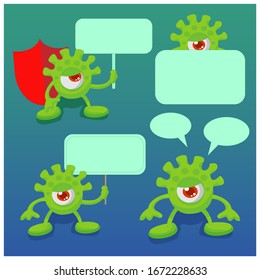 stop Corona virus Precaution  _ china .Coronavirus 2019-nCoV infographic. Wuhan coronavirus 2019-nCoV concept Vector illustration. coronavirus with Chat Bubbles icons cells.